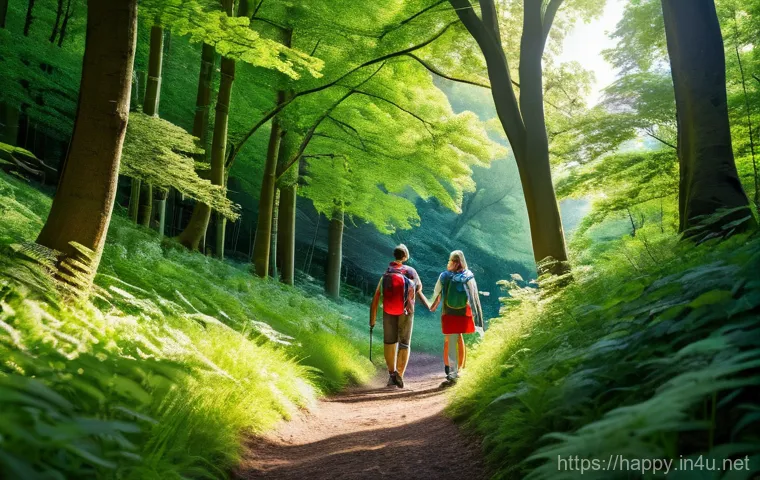 행복한 가족을 위한 활동 - A joyful family of four, including a mother, father, and two children (a boy aged 8 and a girl aged ...